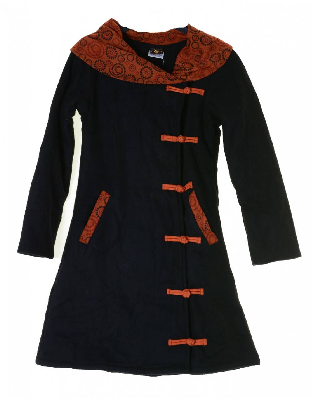 Kunst Und Magie Wollmantel Jacke Mantel Goa Psy Hippie Boho Riesige Rabatte
