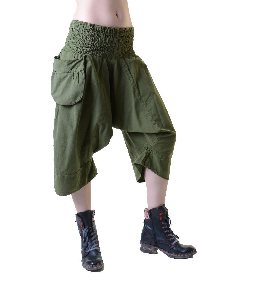 Kunst Und Magie 3/4 Sarouelhose Pumphose im Haremshosen Style Kurz Speichern exportieren