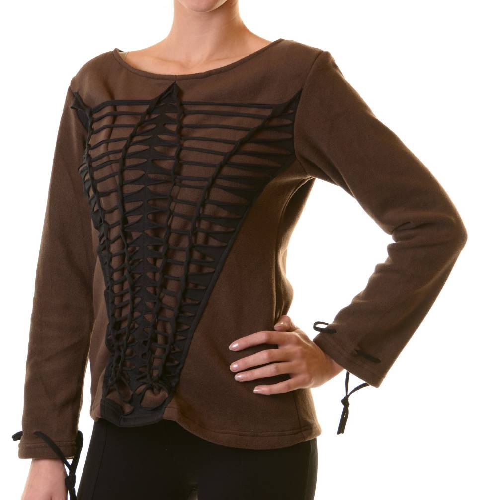 Kunst Und Magie Elfen Goa Fleece Pullover mit Razor Cut Design 50% Rabatt für begrenzte Zeit