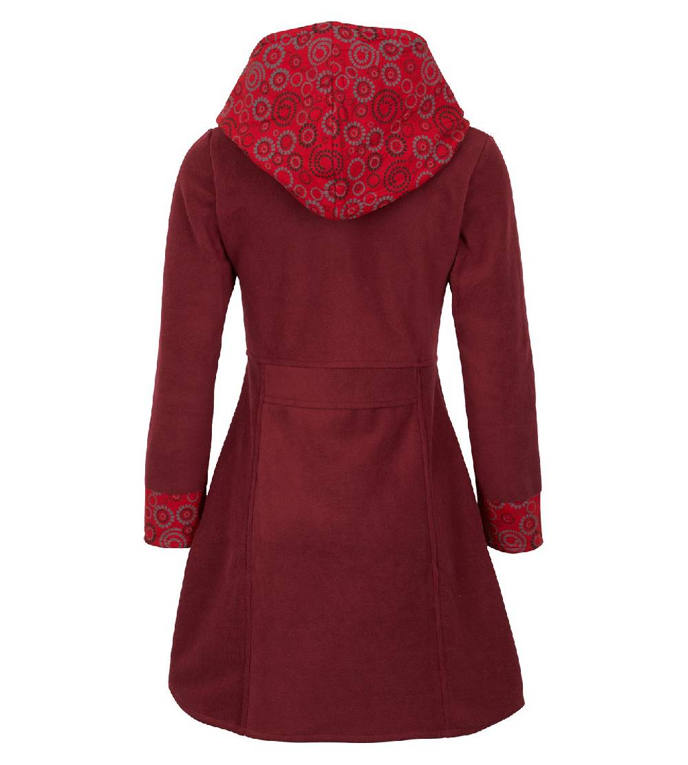 Kunst Und Magie Fleece Mantel Jacke mit Kapuze Goa Psy Hippie Boho extravagant Rabatte dieses Monats