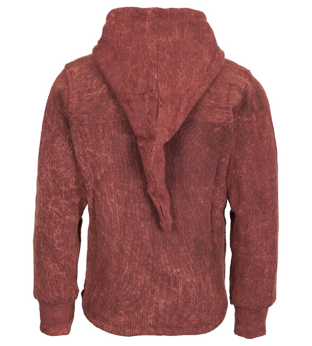 Kunst Und Magie Kapuzen - Strickjacke Sweatjacke mit Zipfelkapuze Mittelalter 2025