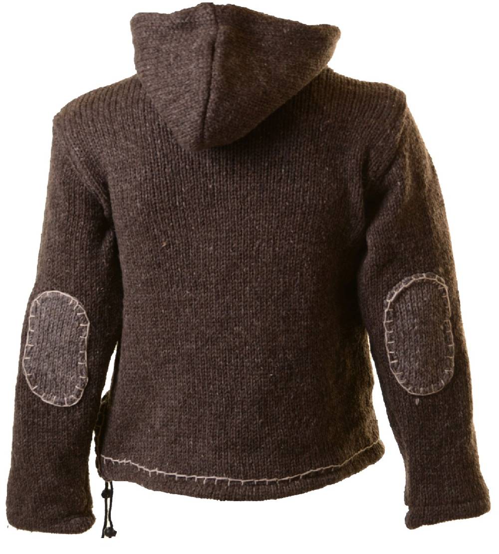Kunst Und Magie Ausgefallener Strickpullover im Mittelalter-Stlye Hippie Pullover Auslauf