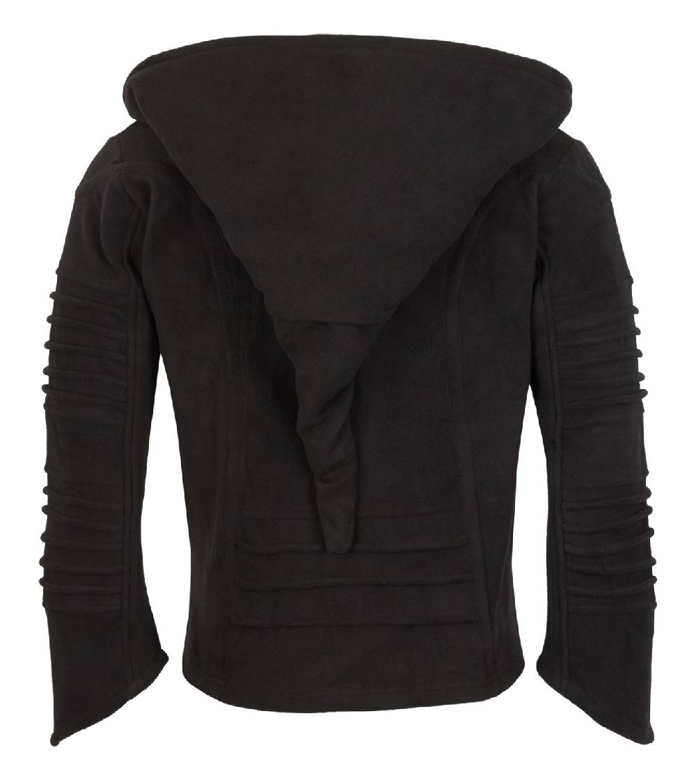 Kunst Und Magie Kunst und Magie Unisex Schwarze Fleecejacke Zipfelkapuze Limitierter Zeitrabatt