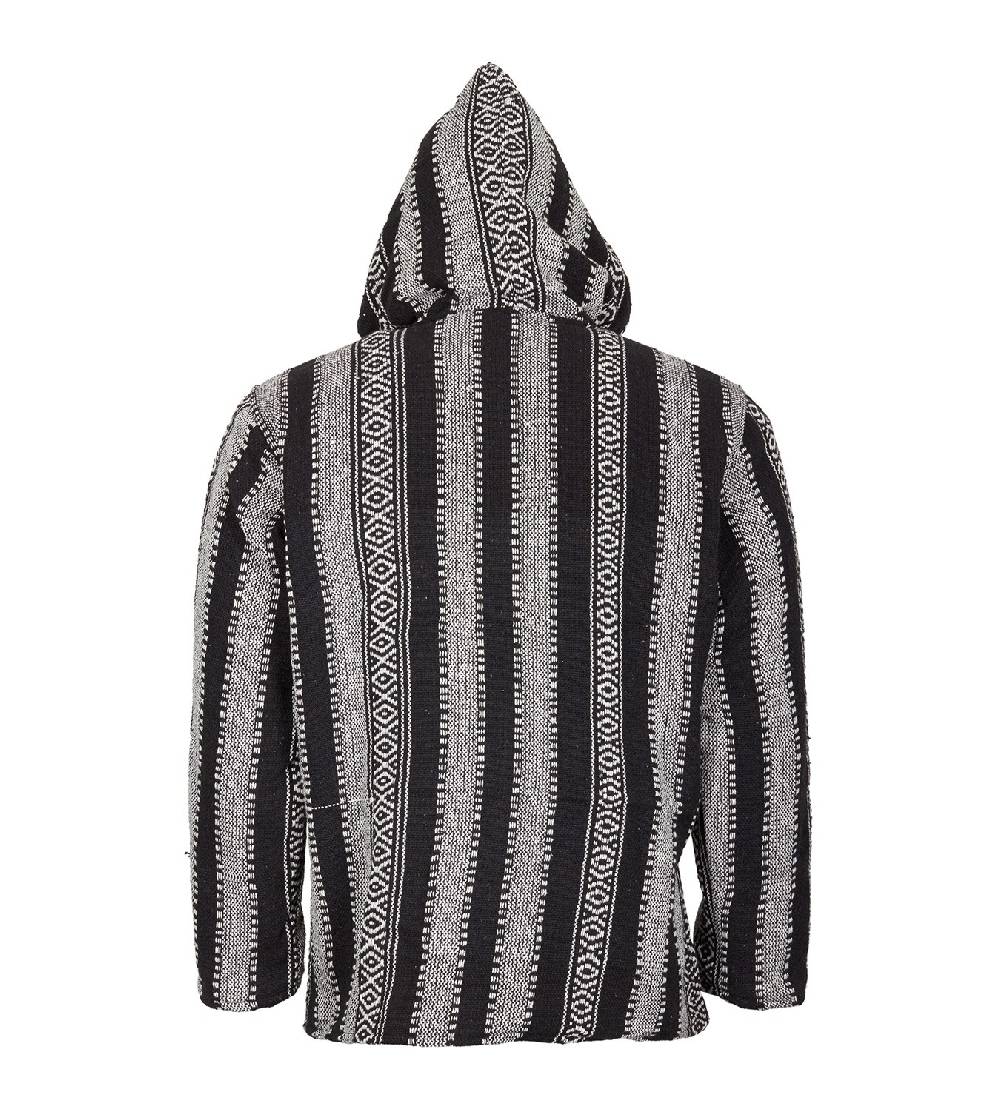Kunst Und Magie Kunst und Magie Nepal Baja Jerga Sweatshirt Poncho mit Fleecefutter Kapuze Rabatt
