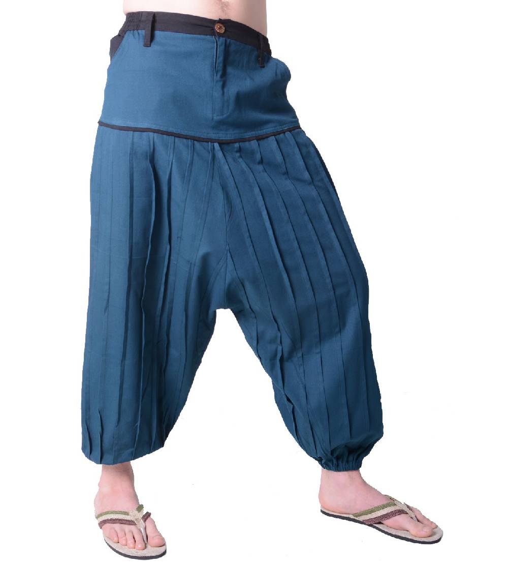 Kunst Und Magie Sommerhose im Mittelalter Design - Unisex Haremshose Flash Sale