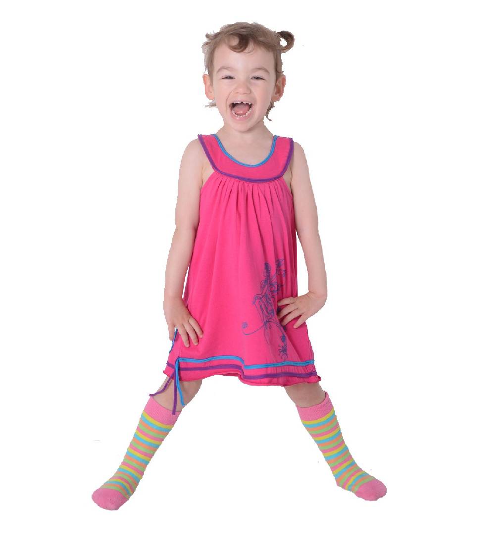 Kunst Und Magie Luftiges Sommerkinderkleid Elfenmotiv mit aufwendiger Stickborte Hippie Saisonschlussverkauf