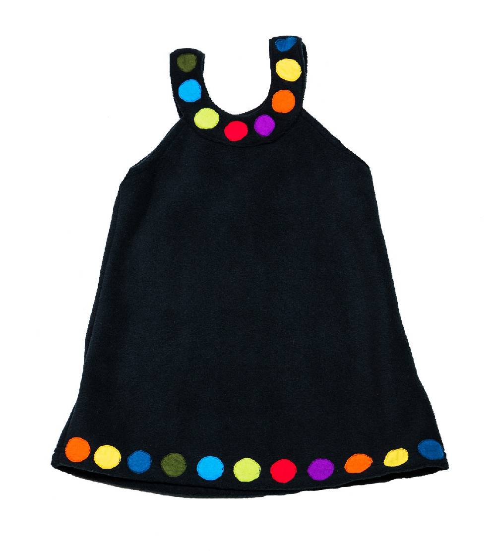 Kunst Und Magie Kunst und Magie Kinder Kleid /Trägerkleid aus Fleece Black Friday