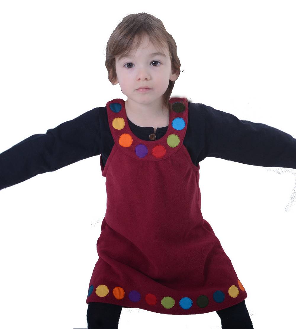 Kunst Und Magie Kunst und Magie Kinder Kleid /Trägerkleid aus Fleece Black Friday