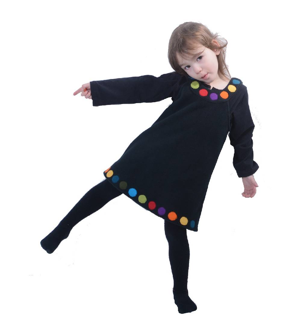 Kunst Und Magie Kunst und Magie Kinder Kleid /Trägerkleid aus Fleece Black Friday