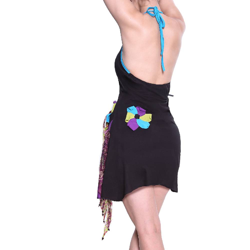Kunst Und Magie Kunst und Magie Freches Minikleid Longshirt Tunika Hippie Boho Trägerkleid Saisonale Angebote