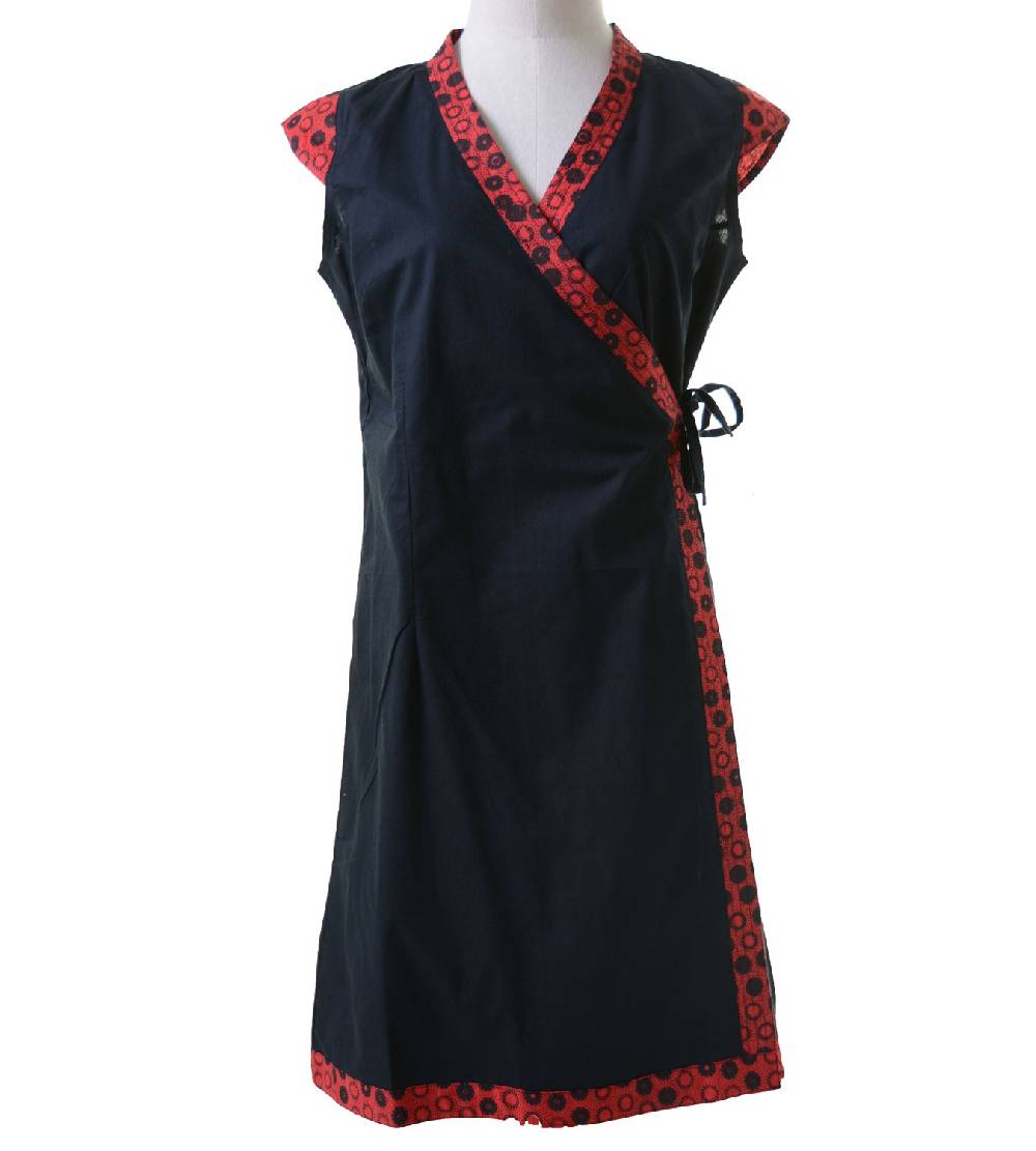 Kunst Und Magie Wickelkleid Tibet Minikleid Tunika Hippie Goa Sommerkleid extravagant Bis zu 65% Rabatt