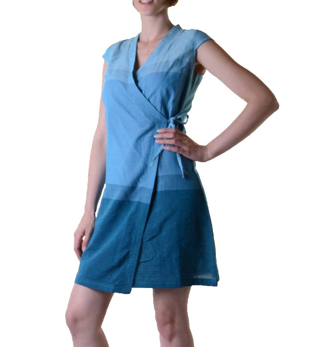 Kunst Und Magie Wickelkleid Tibet Minikleid Tunika Hippie Goa Sommerkleid mehrfarbig Riesige Rabatte