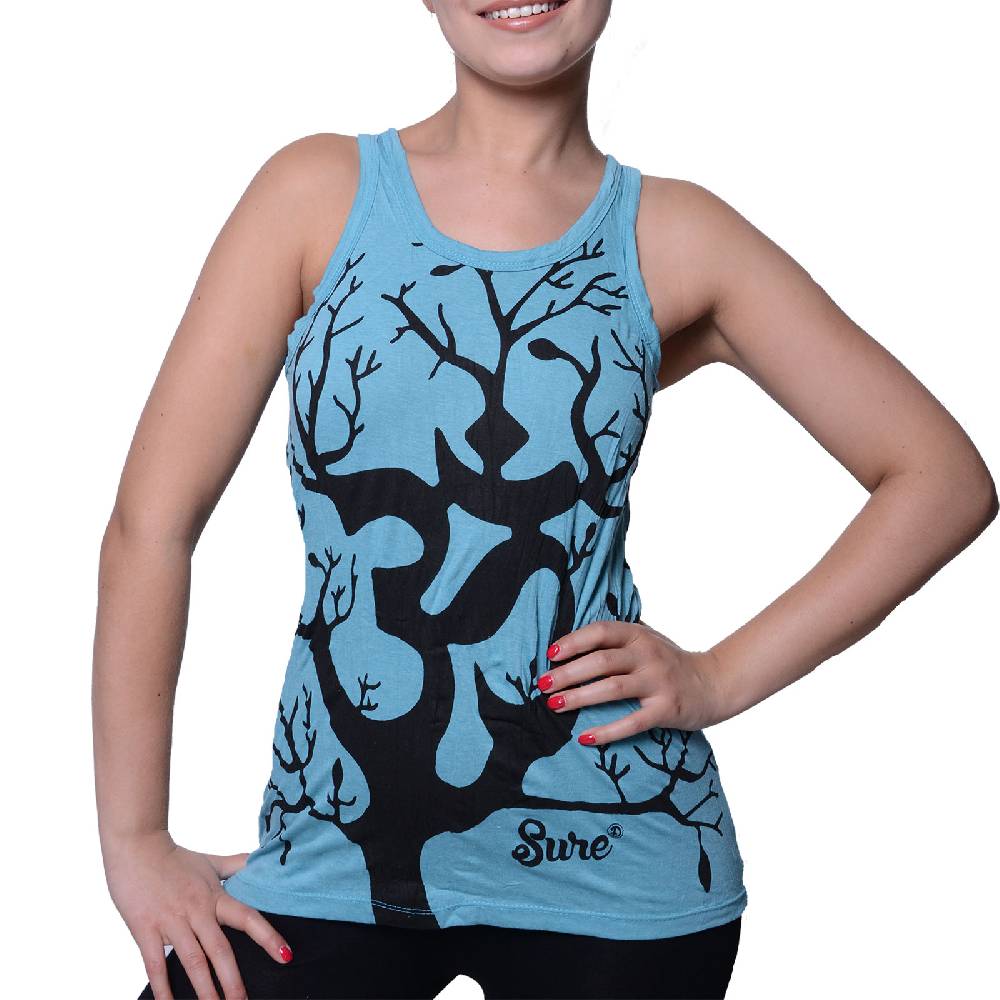 Kunst Und Magie Kunst und Magie Om - Lebensbaum 70er Retro Tanktop Sure T-Shirt Rabatte dieses Monats