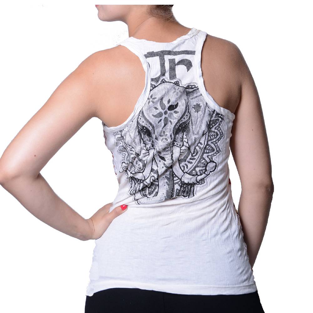 Kunst Und Magie Kunst und Magie Elefant Motiv 70er Retro Tanktop Sure T-Shirt 2025