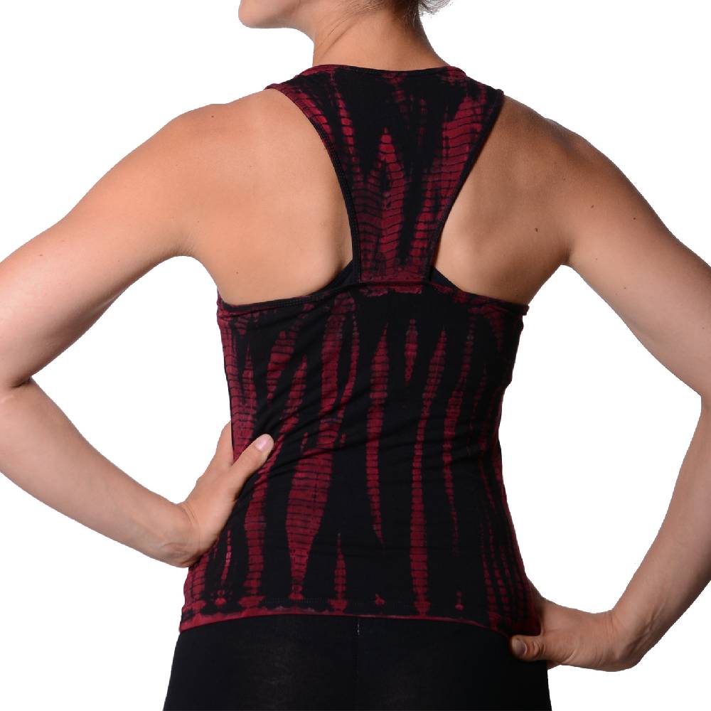 Kunst Und Magie Kunst und Magie Damen Top Atmungsaktive Tie Dye Batik Yoga Top Günstiger Verkauf