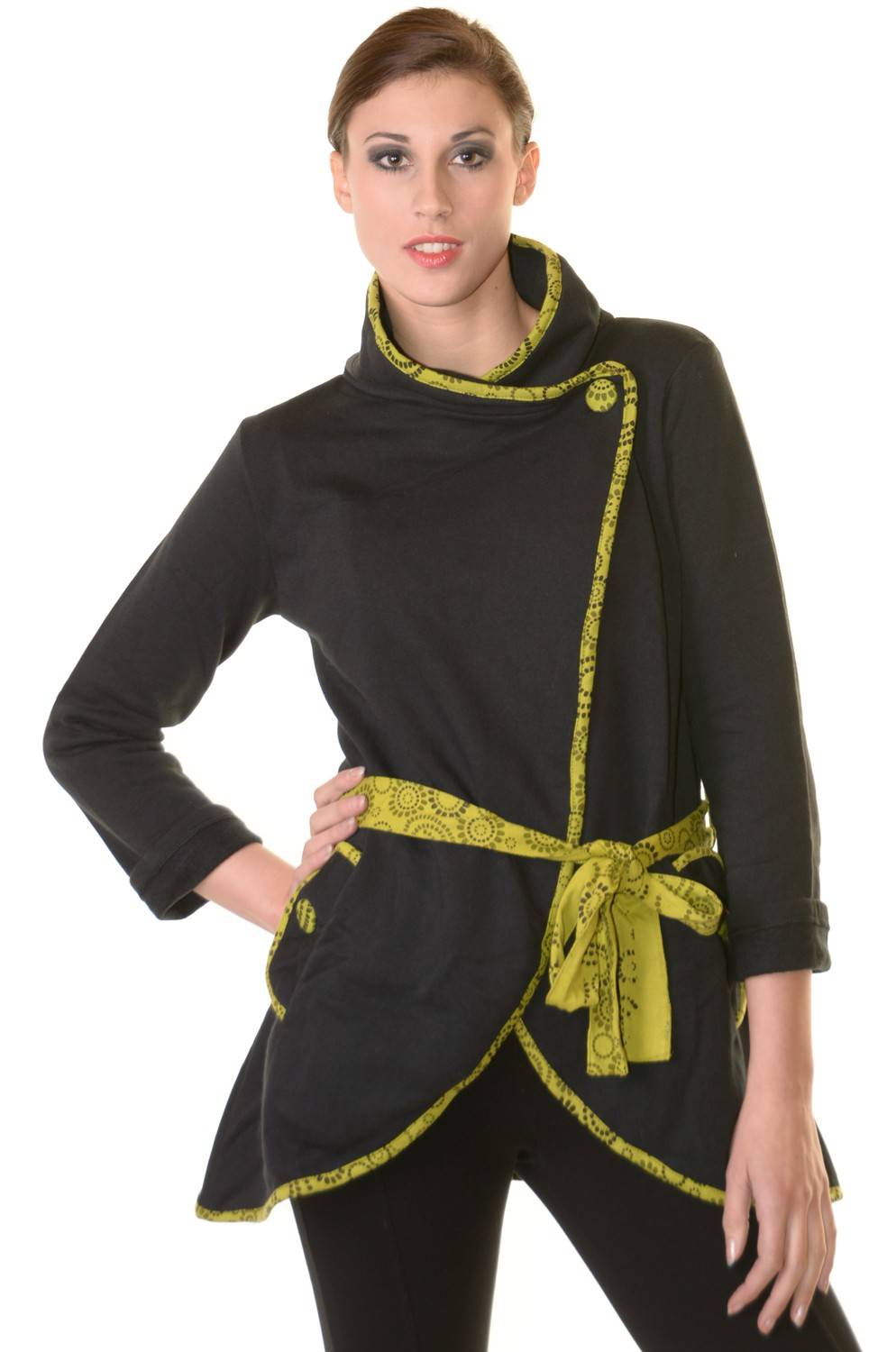 Kunst Und Magie Boho Jacke Damen Baumwolljacke Hippie Jacke im auffälligen "Geisha"-Design Top Angebot