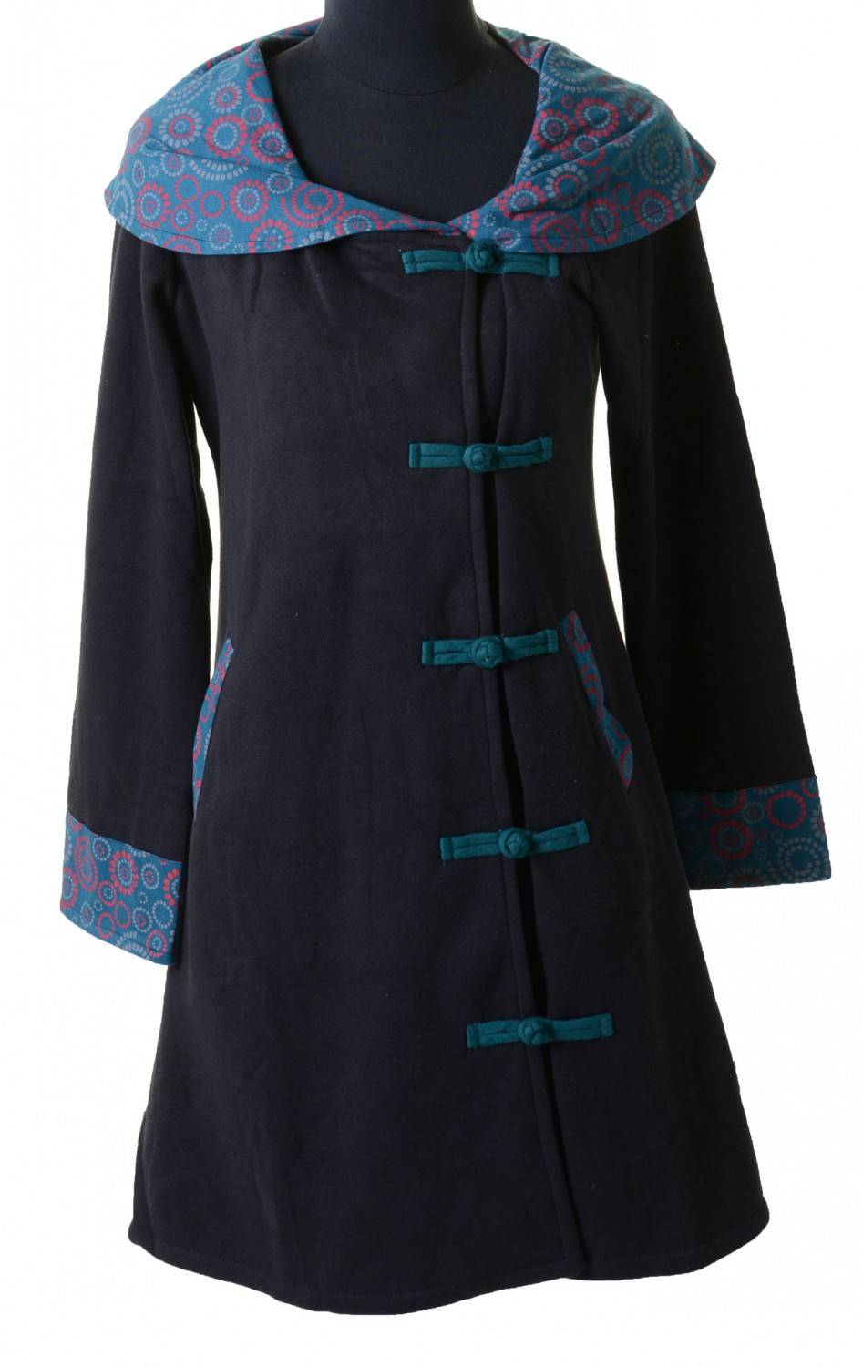 Kunst Und Magie Mantel aus Baumwolle Jacke Goa Psy Hippie Boho Saisonale Angebote