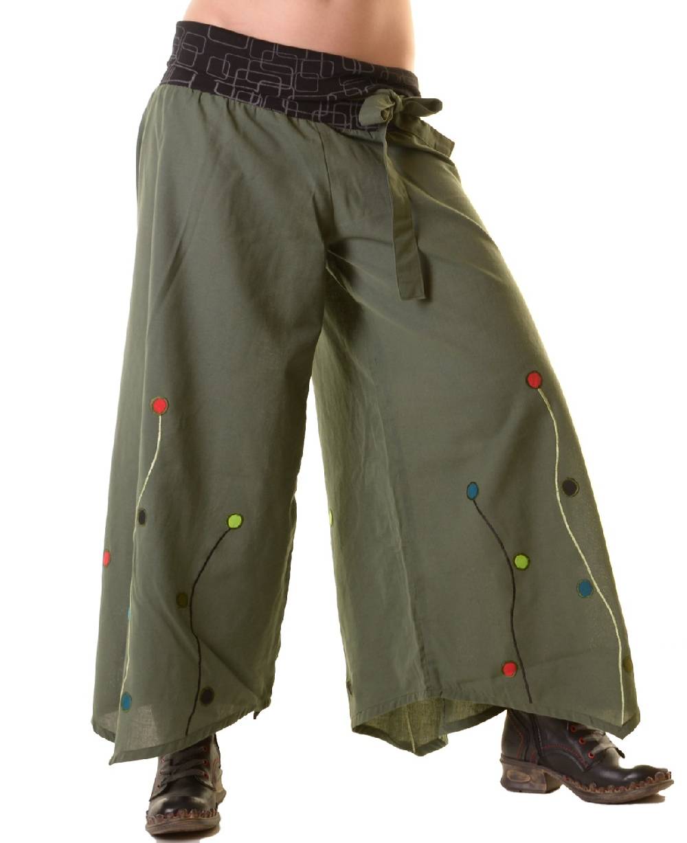 Kunst Und Magie Hosenrock Tanzhose Schlaghose Hippie Goa Boho Online Shopping