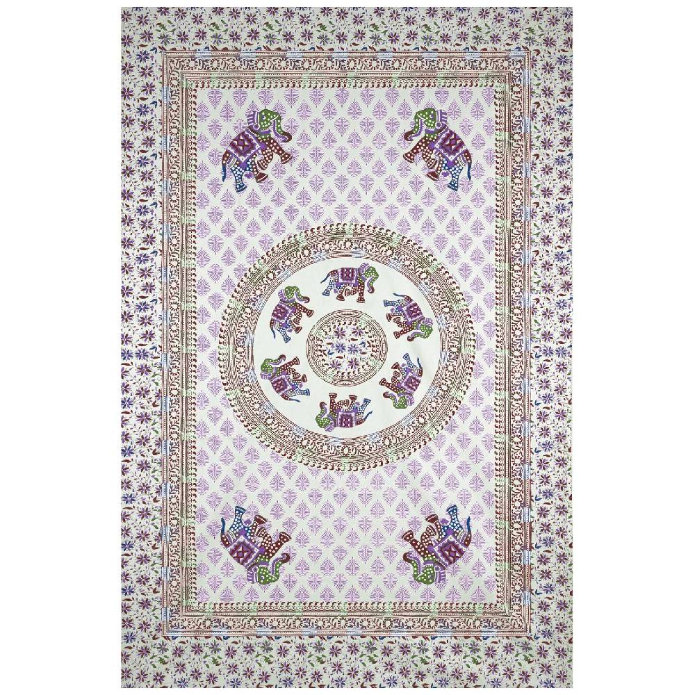 Kunst Und Magie Kunst und Magie Tagesdecke Wandbehang Deko Tuch Elefant Mandala ca 135 x 200cm Neueste Mode