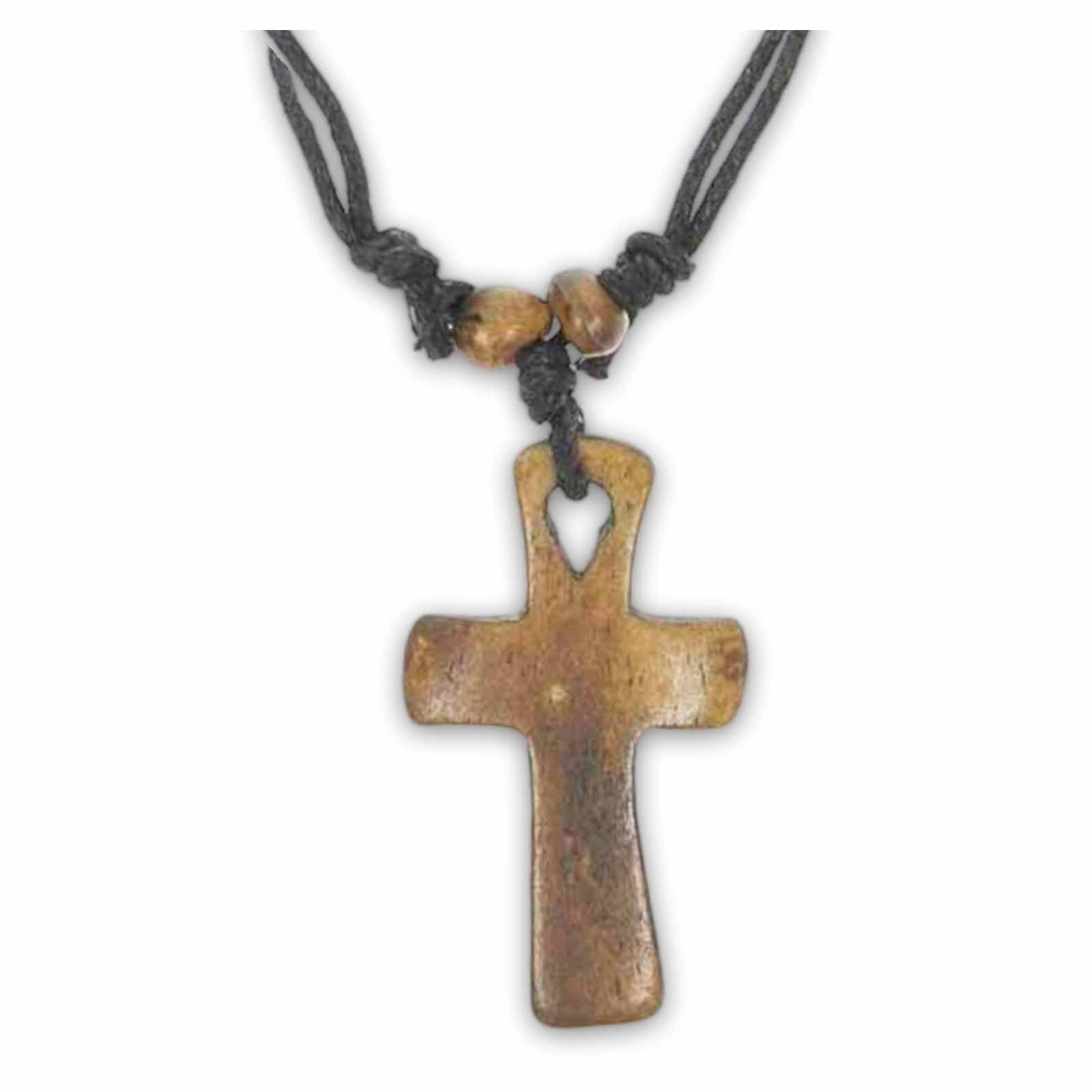 Kunst Und Magie Kreuz Ankh Amulett Anhänger Talisman Handgeschnitzt mit Textilband Halskette Kostenlose Rückgabe