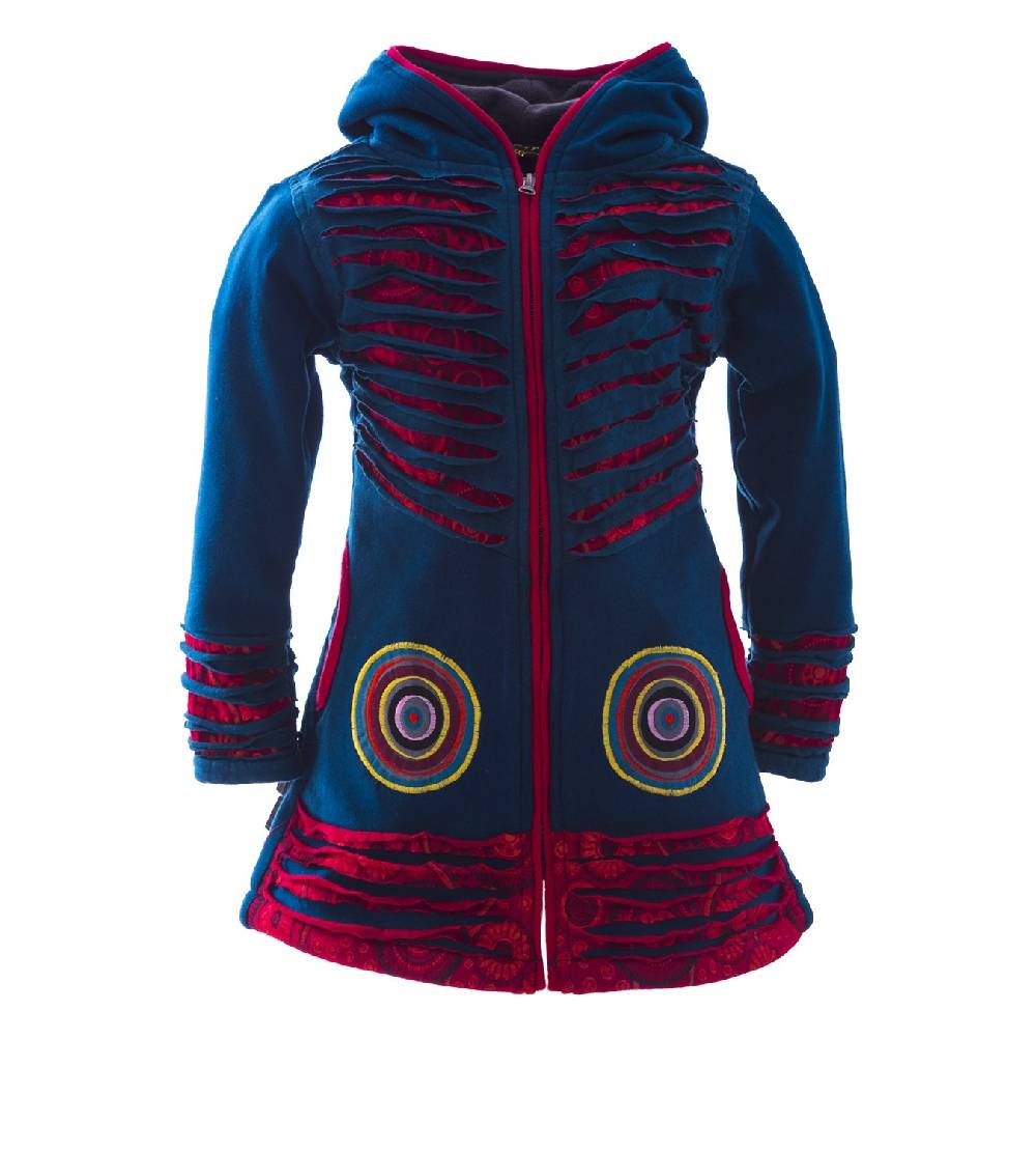 Kunst Und Magie Kunst & Magie Kinder Cutwork Hippiejacke mit Zipfelkapuze Limitierter Zeitrabatt