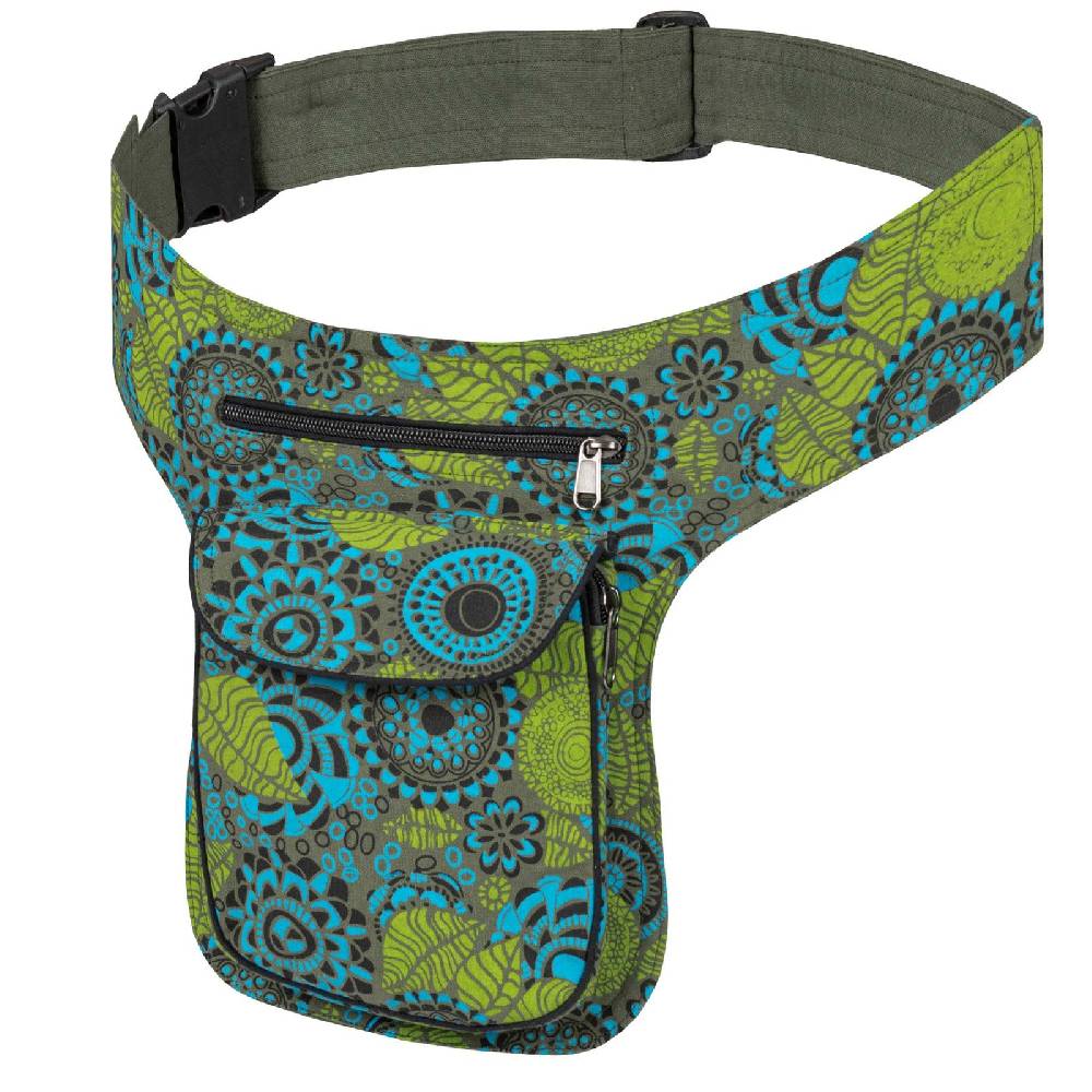 Kunst Und Magie Bauchtasche Sidebag Hipbag Goa Mandalat Gürteltasche Festivaltasche Lagerräumung