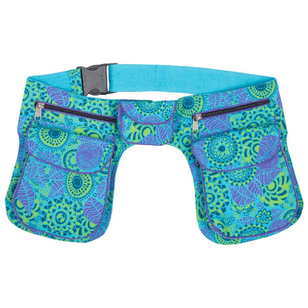 Kunst Und Magie Doppel Bauchtasche Sidebag Gürteltasche Festivaltasche Hippie Goa Hüfttasche Hipbag Heißer Verkauf