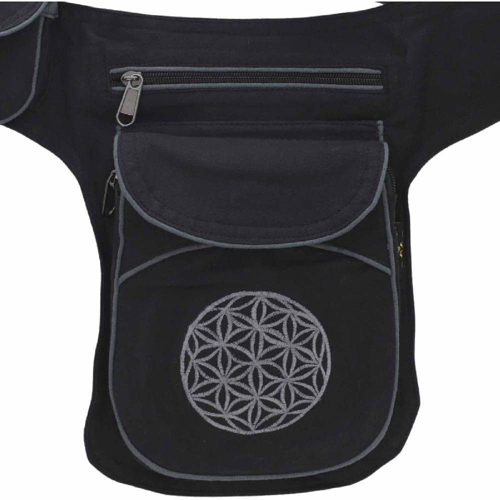 Kunst Und Magie Hüfttasche Bauchtasche Gürteltasche Bauchgurt Festivaltasche Blume des Lebens Kauf eins, bekomm eins gratis