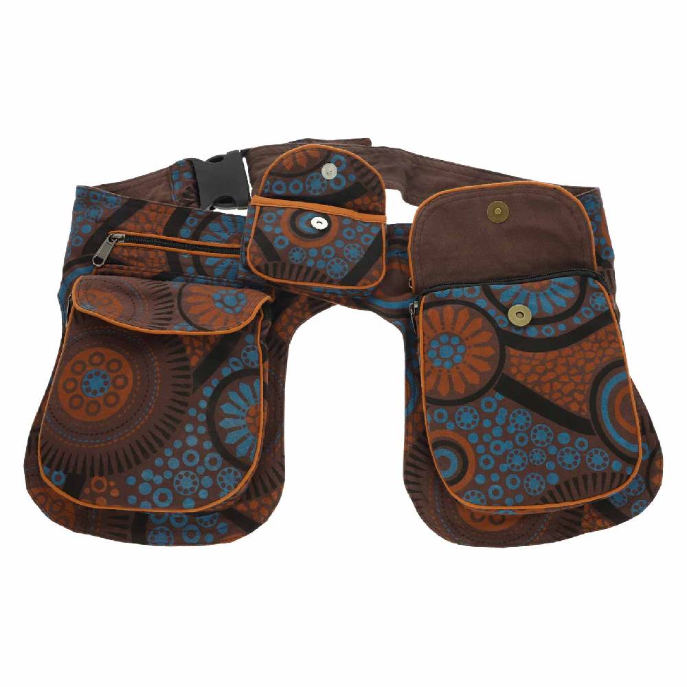 Kunst Und Magie Doppel Bauchtasche Sidebag Gürteltasche Festivaltasche Hippie Goa Hüfttasche Hipbag Tägliche Deals