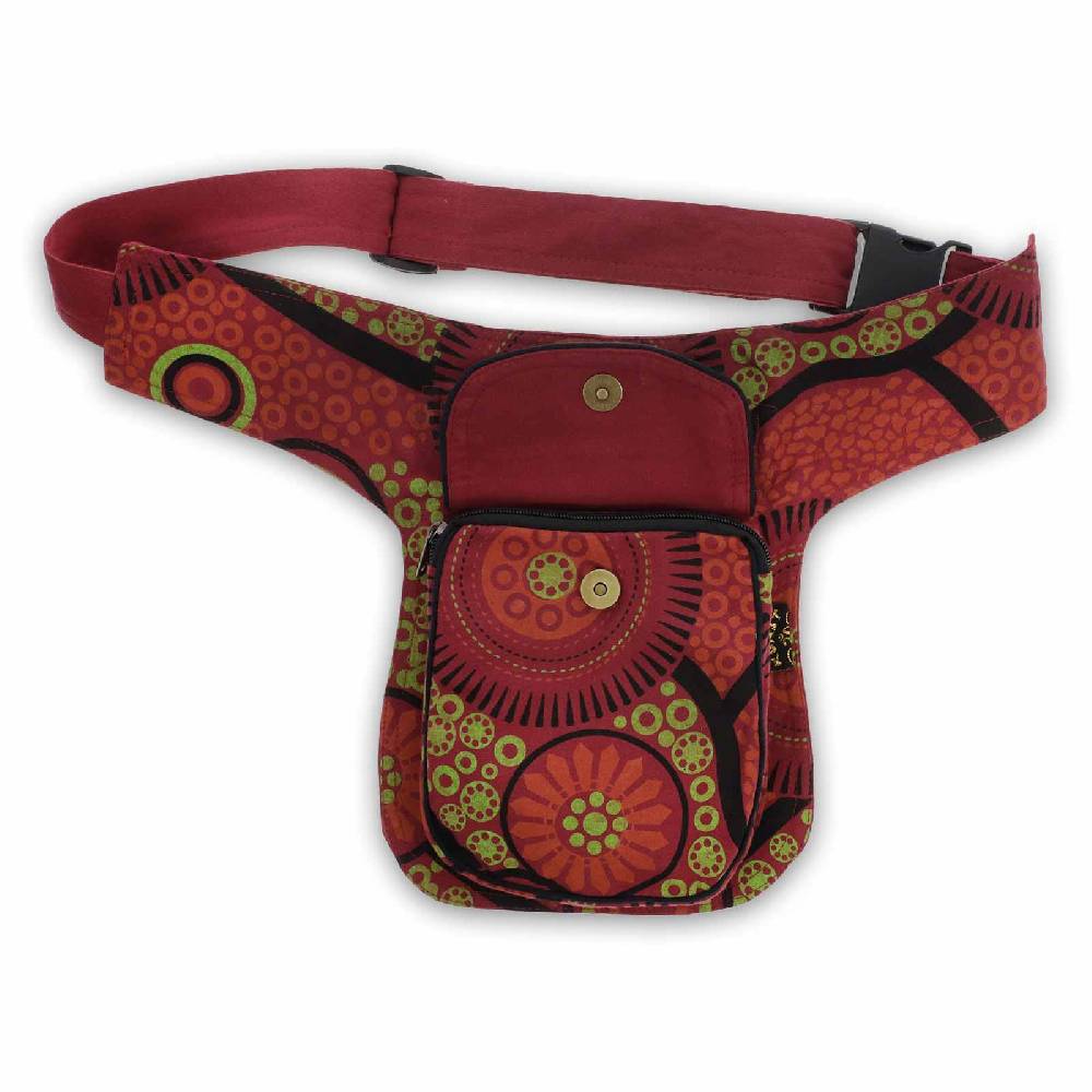 Kunst Und Magie Bauchtasche Sidebag Hipbag Mandala-Print Gürteltasche Festivaltasche Tiefpreis