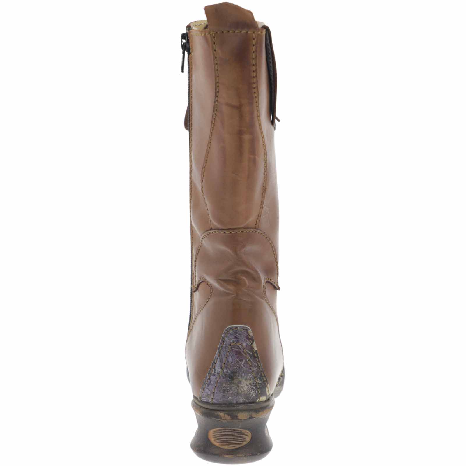 Kunst Und Magie Rovers Brauner Damen Stiefel mit Ziernähten 42015 Crust Costa Brauner Damen Boho Begrenzte Freigabe
