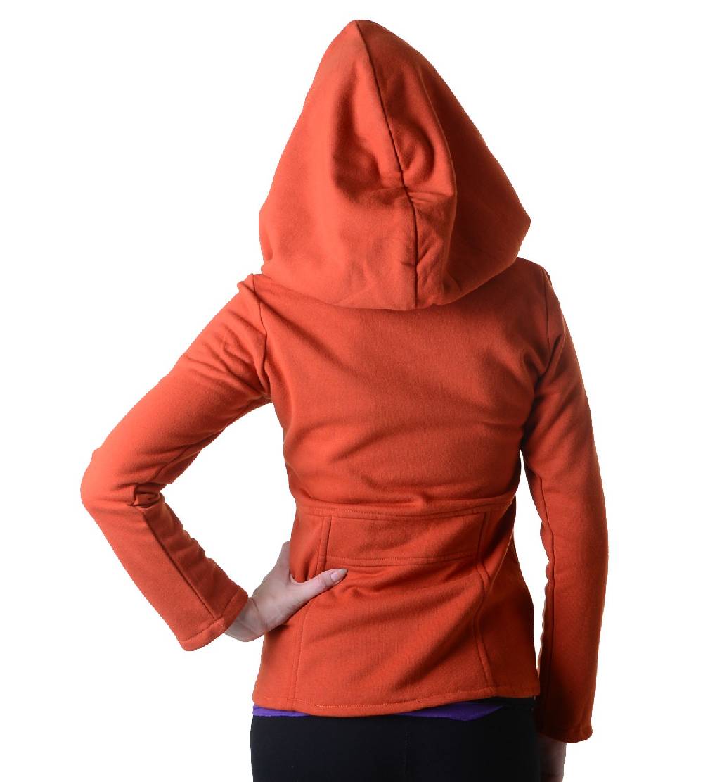 Kunst Und Magie Trendige Baumwolljacke für Damen mit Goa-Mustern - Hippie Jacke Fleecefutter mit Kapuze Clearance-Verkauf