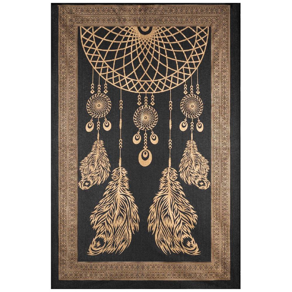 Kunst Und Magie Kunst und Magie Tagesdecke Wandbehang Deko Tuch Dreamcatcher Traumfänger ca. 200 x135cm 2025