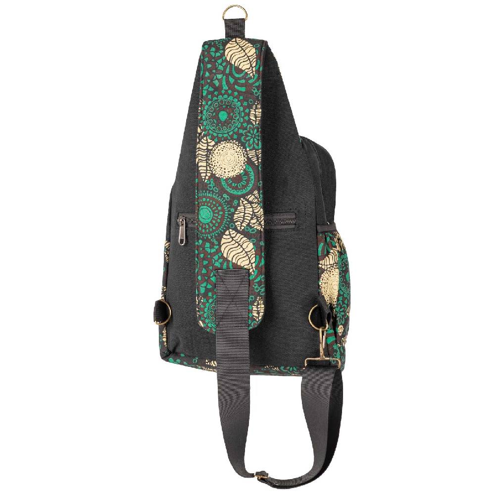 Kunst Und Magie Kunst und Magie Sling Bag Lebensblume Schultertasche Hippie Goa Bodybag crossbody Rucksack Bunt M Rabatt