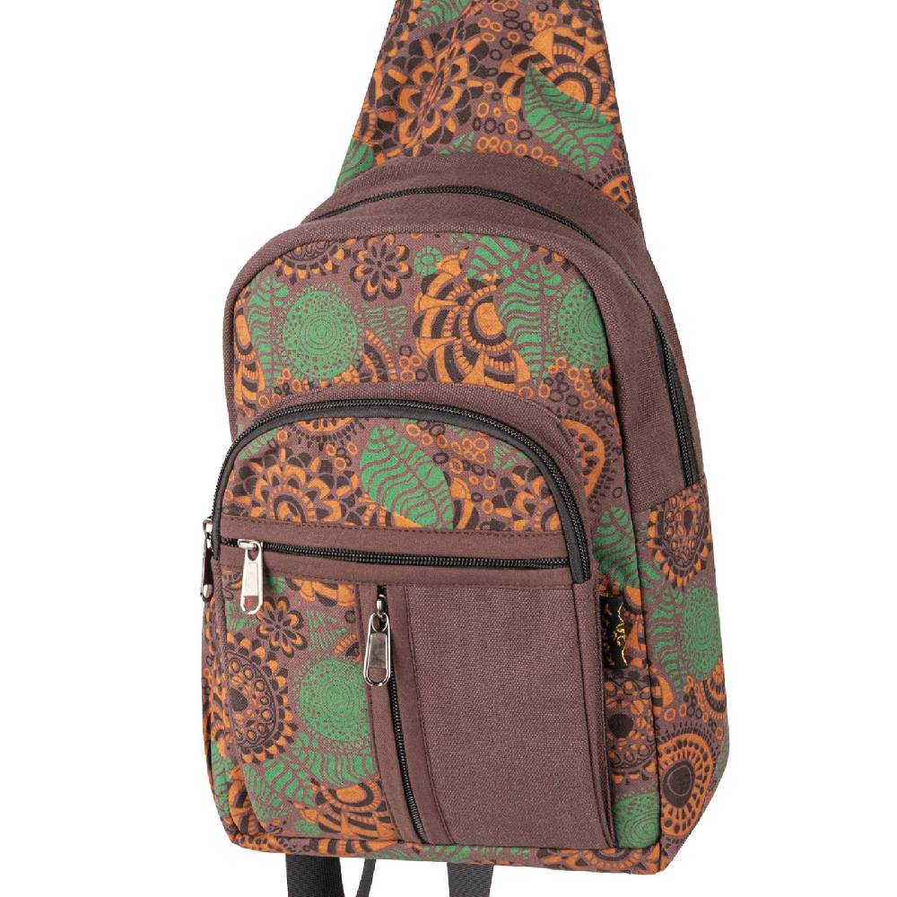 Kunst Und Magie Kunst und Magie Sling Bag Schultertasche Hippie Goa Bodybag crossbody Rucksack Bunt M Günstig kaufen