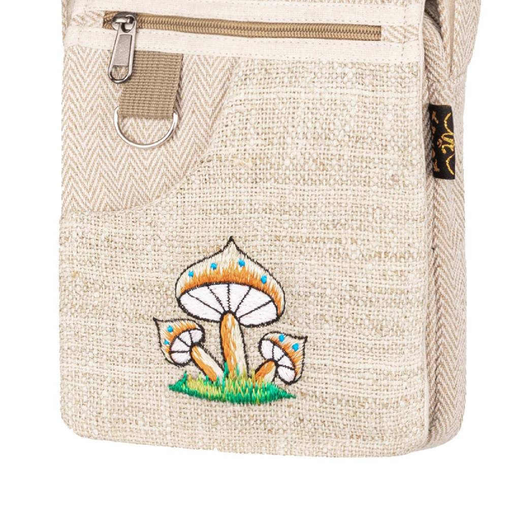Kunst Und Magie Hanf Schultertasche Hippie Handtasche Goa Tasche Crossbag Schulterriemen Damen Herren Versandkostenfrei