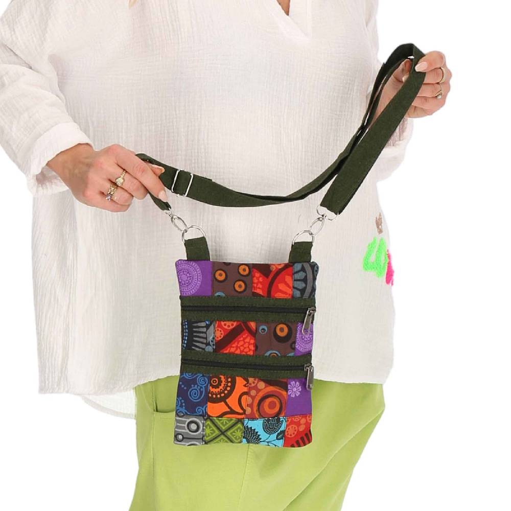 Kunst Und Magie Bunte Damen Handtasche Schultertasche Hippie Umhängetasche Handtasche Goa Tasche Boho Goa Patchwork Großer Ausverkauf