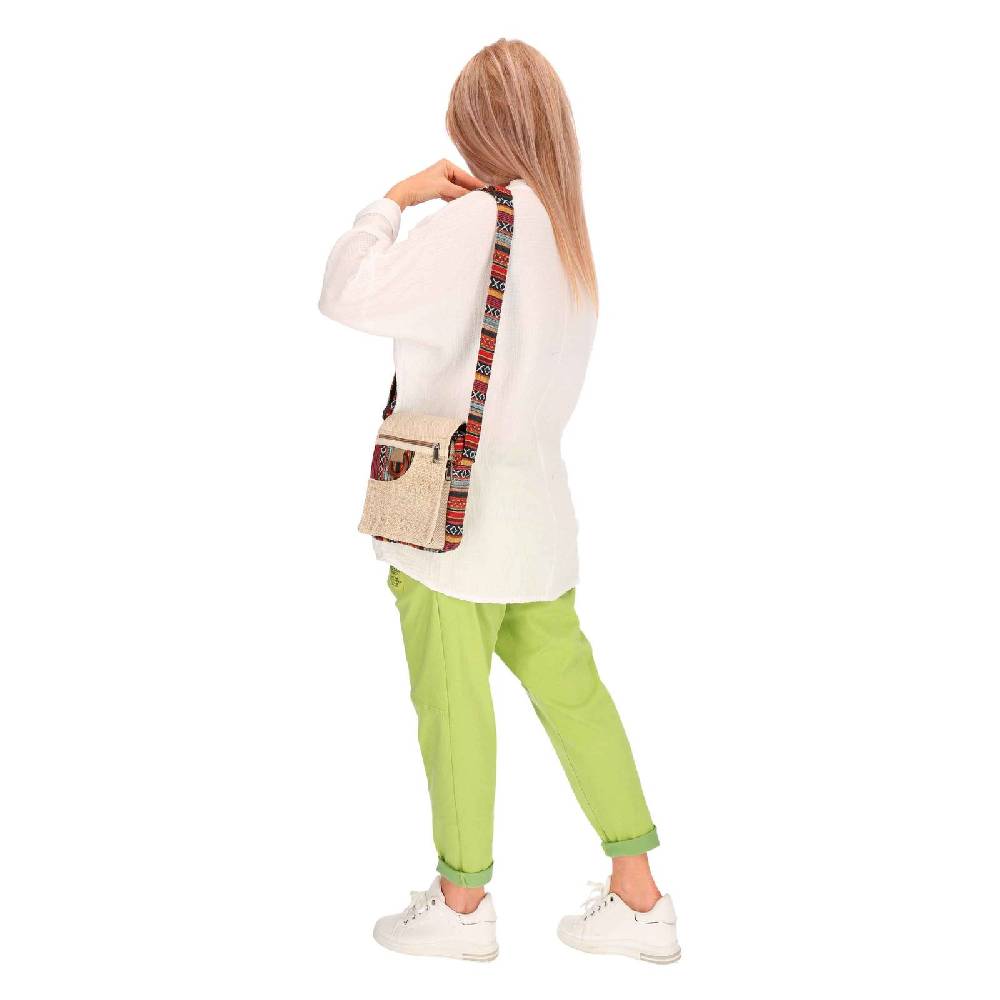 Kunst Und Magie kleine Hanf Schultertasche Hippie Handtasche Goa Tasche mit Schulterriemen Damen Herren Online Shopping
