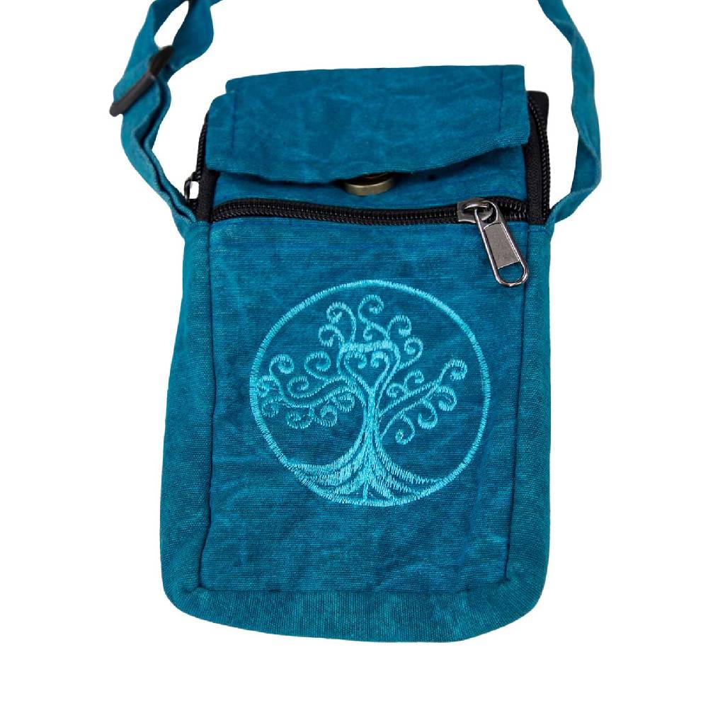 Kunst Und Magie Passportbag Handytasche Brustbeutel Schultertasche Hippie Handtasche Goa Tasche mit Schulterriemen Preisnachlass