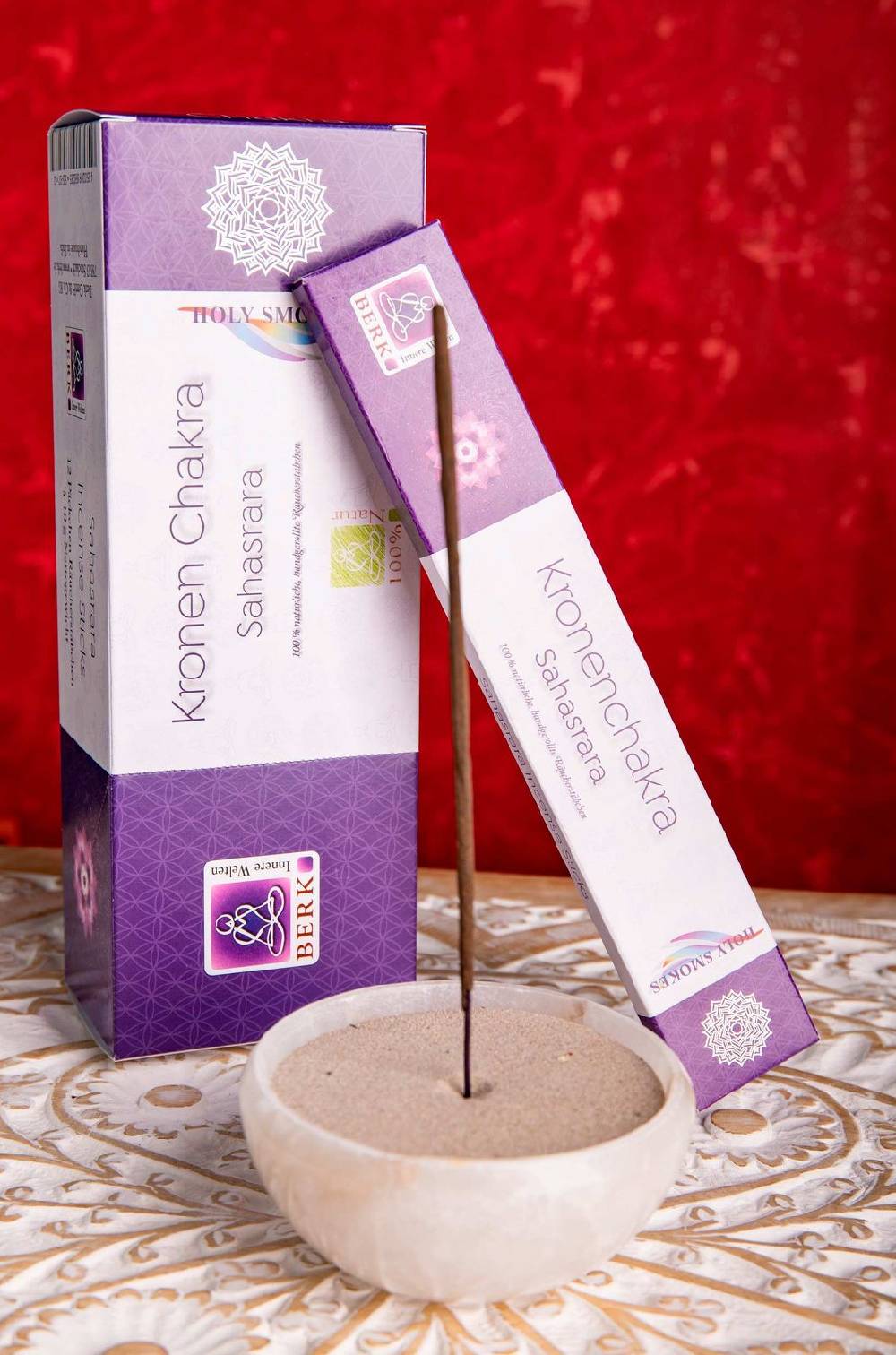 Kunst Und Magie Kronenl-Chakra Sahasrara Räucherstäbchen - Holy Smokes Chakra Duftstäbchen Weihnachtsangebot