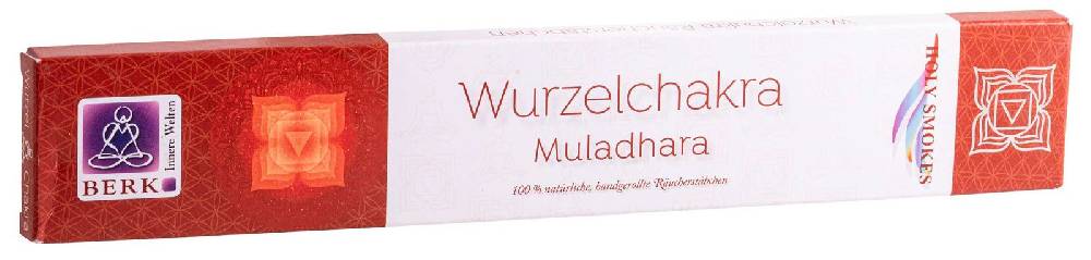 Kunst Und Magie 12er Großpackung Wurzel-Chakra Muladhara Räucherstäbchen - Holy Smokes Chakra Duftstäbchen Osterangebot