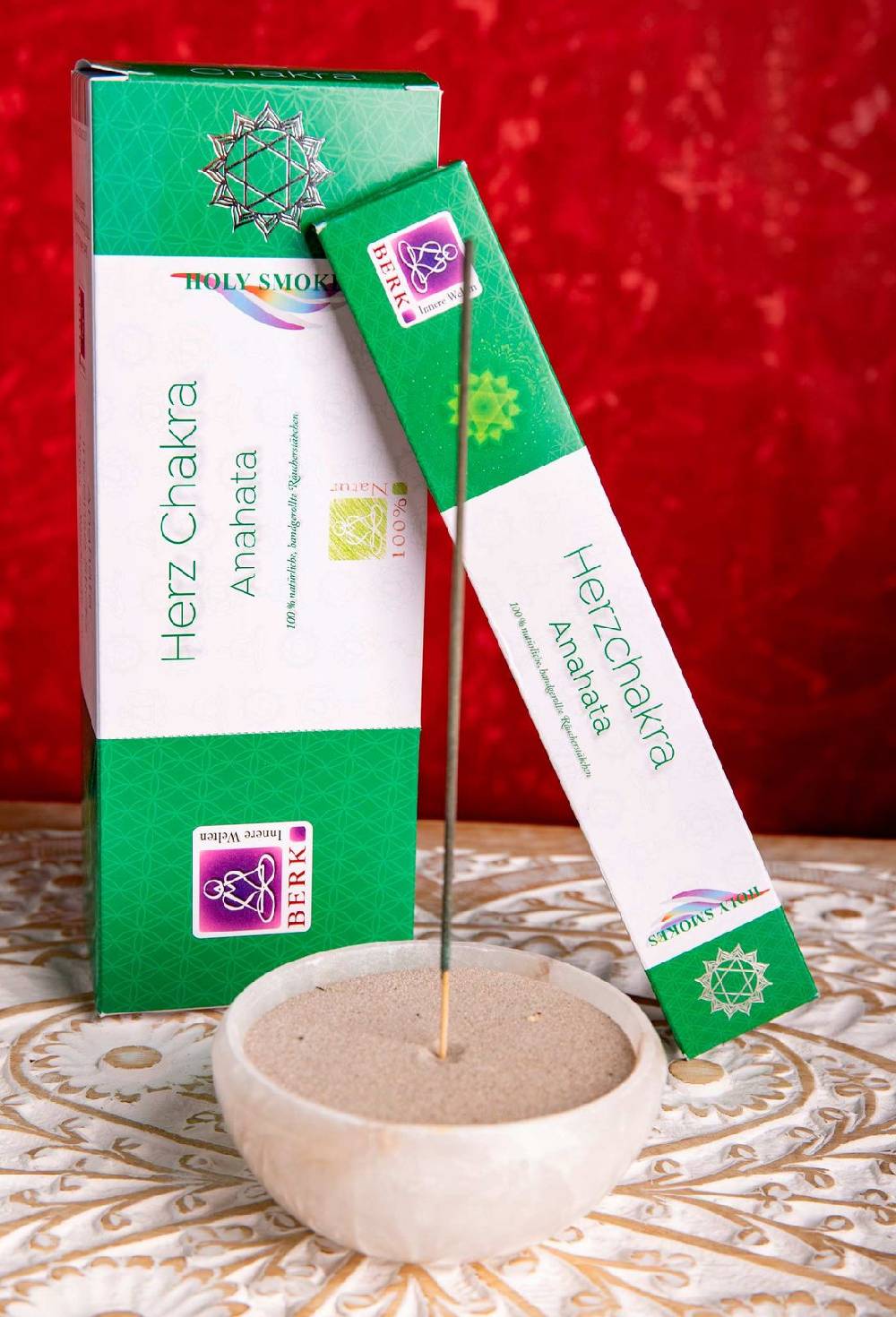 Kunst Und Magie Herz-Chakra Anahata Räucherstäbchen - Holy Smokes Chakra Duftstäbchen Exklusive Angebote