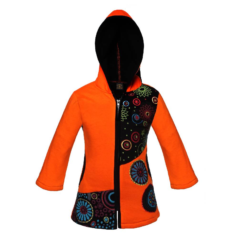 Kunst Und Magie Kunst & Magie Bunte Kinder Hippiejacke mit Zipfelkapuze Riesige Ersparnisse