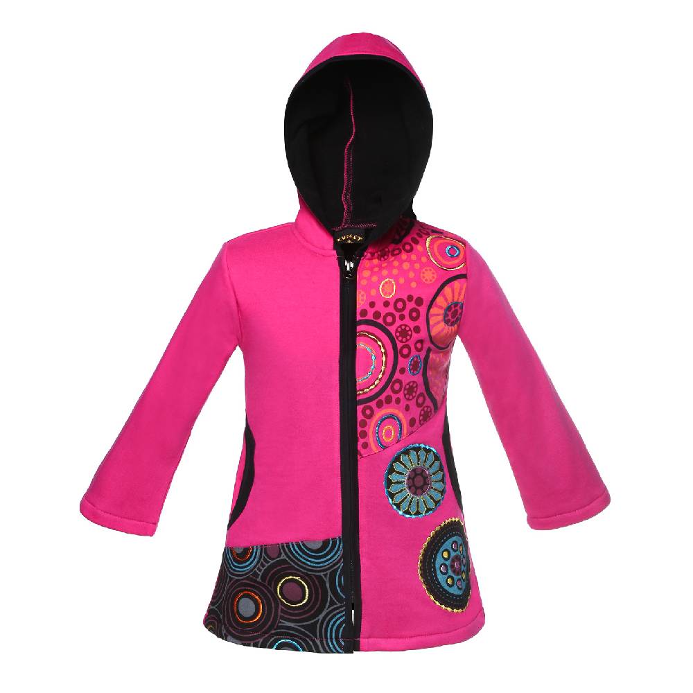 Kunst Und Magie Kunst & Magie Bunte Kinder Hippiejacke mit Zipfelkapuze Riesige Ersparnisse