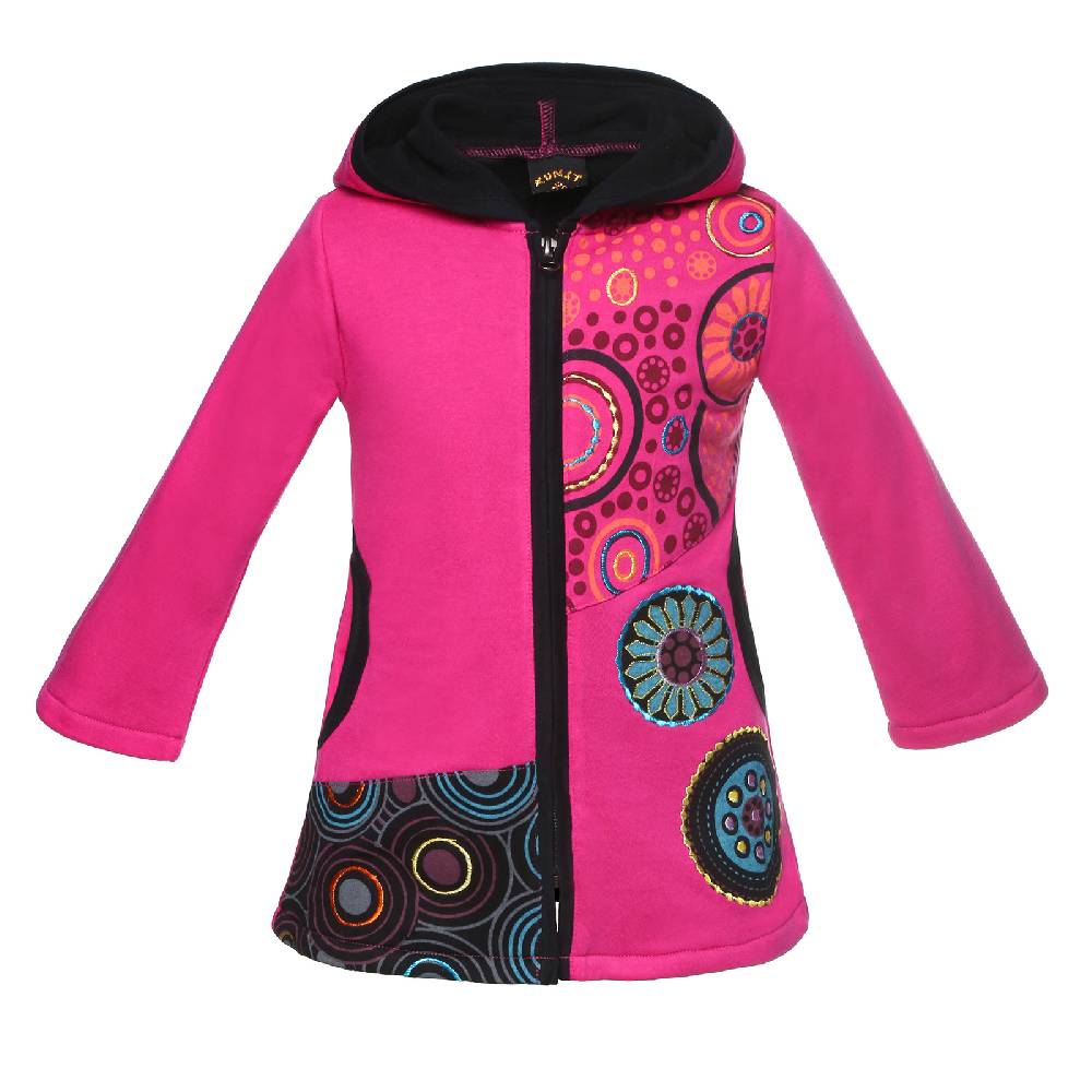 Kunst Und Magie Kunst & Magie Bunte Kinder Hippiejacke mit Zipfelkapuze Riesige Ersparnisse