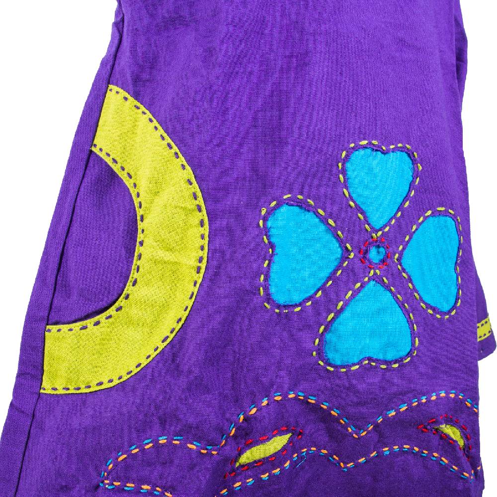 Kunst Und Magie Kunst und Magie Mädchen Kleid Blumen Stickerei Goa Hippie Super Sparpreis