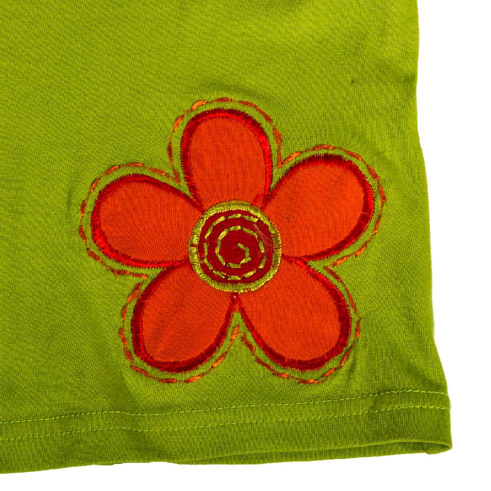 Kunst Und Magie Kunst und Magie farbenfrohe bunte Kinder T-shirts mit Blumen Stickerei Goa Hippie Wochenangebot