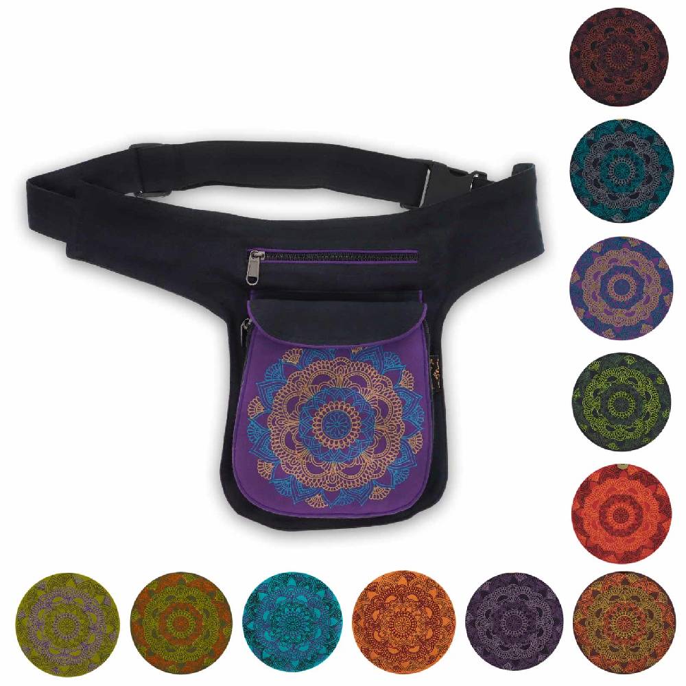 Kunst Und Magie KUNST UND MAGIE Bauchtasche Hüfttasche Mandala Gürteltasche Festivaltasche Sidebag Speichern exportieren