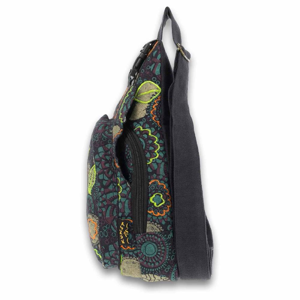 Kunst Und Magie Slingbag Brusttasche Hippie Goa Bodybag Schultertasche Rucksack Bunt S Im Verkauf