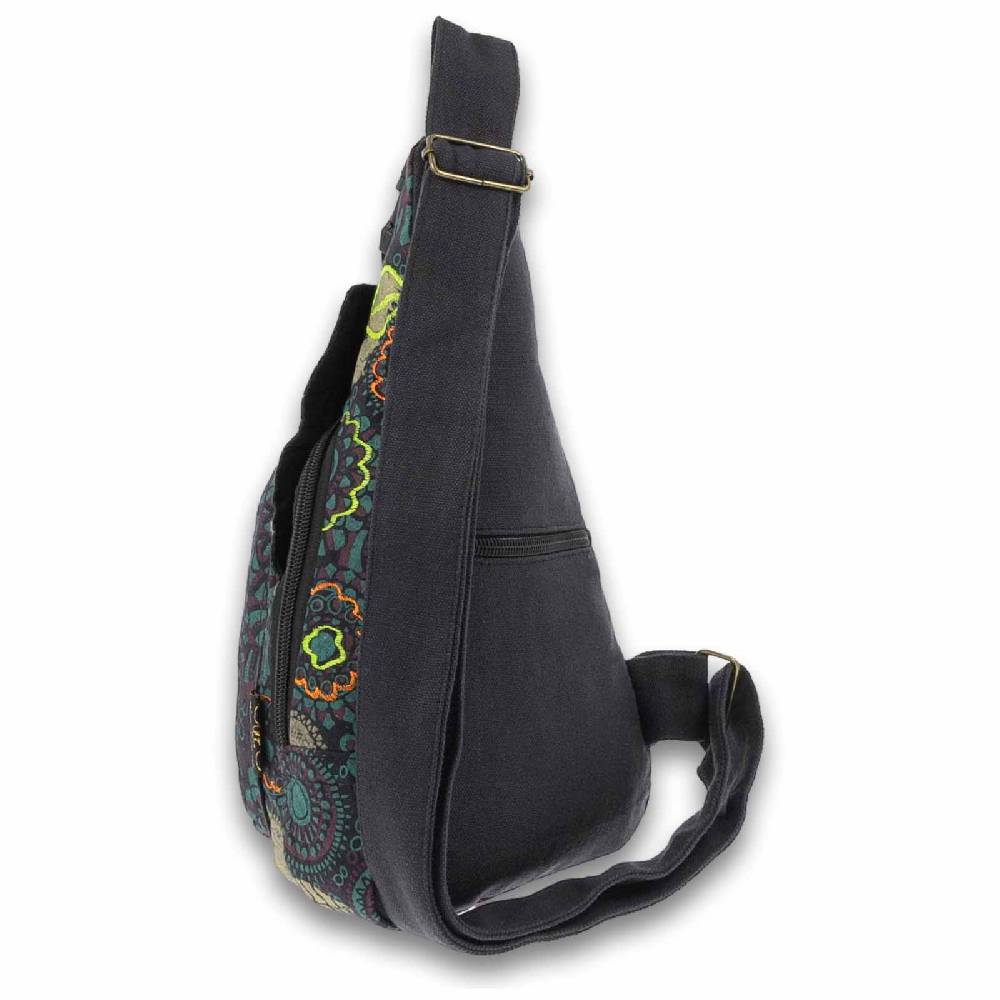 Kunst Und Magie Slingbag Brusttasche Hippie Goa Bodybag Schultertasche Rucksack Bunt S Im Verkauf